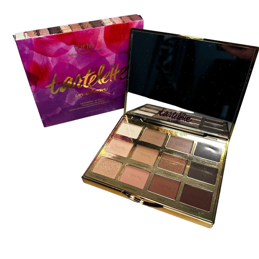 Tarte Tartelette In Bloom Amazonian Clay Eyeshadow Palette 12 Shades New